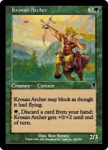 [246]【EN】クローサの射手/Krosan Archer【ODY】[C][緑]