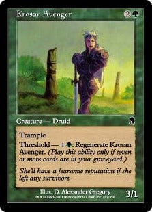 [247]【EN】【FOIL】クローサの報復者/Krosan Avenger【ODY】[C][緑]