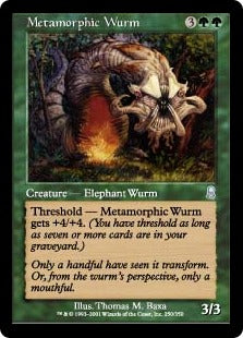 [250]【EN】変態するワーム/Metamorphic Wurm【ODY】[U][緑]