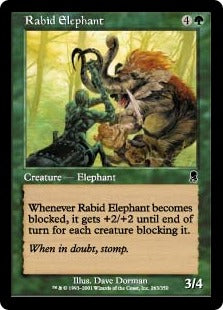 [263]【JP】凶暴象/Rabid Elephant【ODY】[C][緑]