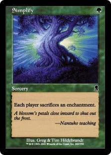 [269]【EN】【FOIL】簡略化/Simplify【ODY】[C][緑]