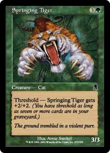 [272]【EN】飛びかかる虎/Springing Tiger【ODY】[C][緑]