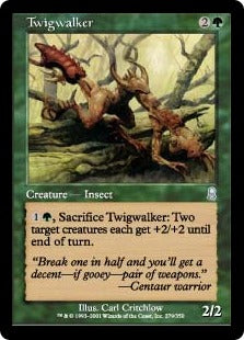 [279]【JP】【FOIL】小枝を歩くもの/Twigwalker【ODY】[U][緑]