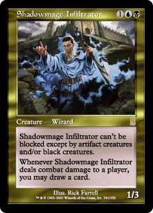 [294]【EN】【FOIL】影魔道士の浸透者/Shadowmage Infiltrator【ODY】[R][多色]