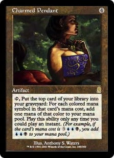 [298]【EN】【FOIL】魔力を持つペンダント/Charmed Pendant【ODY】[R][茶]