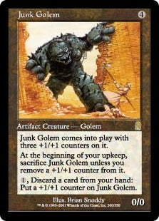[300]【EN】【FOIL】ガラクタのゴーレム/Junk Golem【ODY】[R][茶]