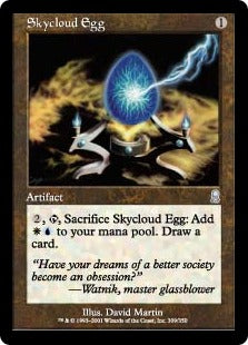 [309]【EN】【FOIL】スカイクラウドの卵/Skycloud Egg【ODY】[U][茶]