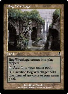 [314]【JP】【FOIL】沼の漂流物/Bog Wreckage【ODY】[C][土地]