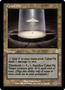 [315]【JP】陰謀団のピット/Cabal Pit【ODY】[U][土地]