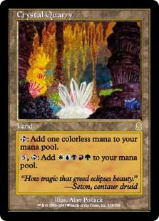[318]【JP】【FOIL】水晶の採石場/Crystal Quarry【ODY】[R][土地]