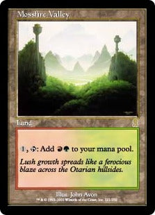 [321]【EN】【FOIL】モスファイアの谷/Mossfire Valley【ODY】[R][土地]