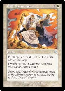 [005]【EN】【FOIL】オーラの摘出/Aura Extraction【ONS】[U][白]