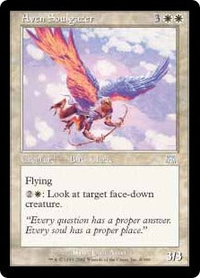 [008]【JP】魂を見つめるエイヴン/Aven Soulgazer【ONS】[U][白]