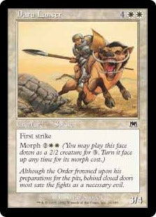 [020]【EN】【FOIL】ダールの槍騎兵/Daru Lancer【ONS】[C][白]