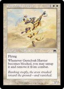 [034]【JP】疾風衣の侵略者/Gustcloak Harrier【ONS】[C][白]