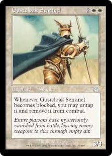 [037]【JP】【FOIL】疾風衣の歩哨/Gustcloak Sentinel【ONS】[U][白]