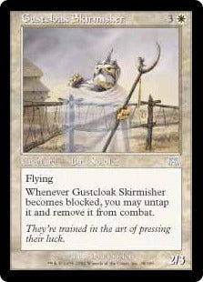 [038]【JP】疾風衣の散兵/Gustcloak Skirmisher【ONS】[U][白]