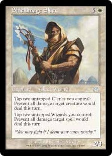 [054]【EN】【FOIL】防衛魔道士の古老/Shieldmage Elder【ONS】[U][白]