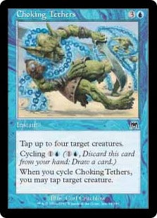 [074]【JP】【FOIL】締めつける綱/Choking Tethers【ONS】[C][青]