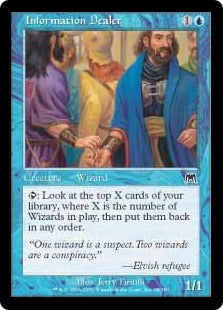 [088]【EN】【FOIL】情報屋/Information Dealer【ONS】[C][青]