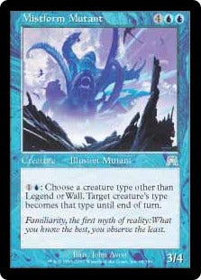 [095]【JP】【FOIL】霧衣の突然変異/Mistform Mutant【ONS】[U][青]