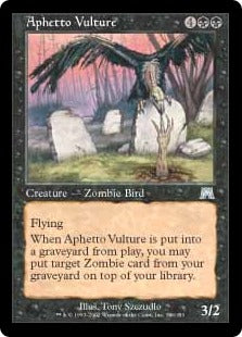 [126]【EN】【FOIL】アフェットの禿鷹/Aphetto Vulture【ONS】[U][黒]