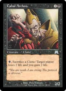 [129]【EN】【FOIL】陰謀団の執政官/Cabal Archon【ONS】[U][黒]