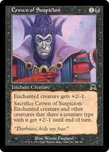 [134]【JP】【FOIL】疑惑の冠/Crown of Suspicion【ONS】[C][黒]