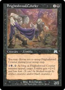 [149]【JP】【FOIL】恐怖布の急使/Frightshroud Courier【ONS】[U][黒]