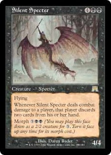 [169]【JP】【FOIL】沈黙の死霊/Silent Specter【ONS】[R][黒]