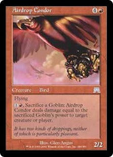 [186]【JP】【FOIL】投げ落とすコンドル/Airdrop Condor【ONS】[U][赤]