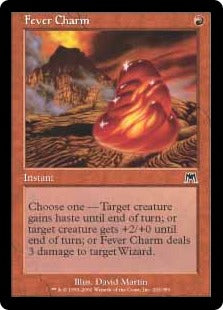 [202]【JP】【FOIL】熱病の魔除け/Fever Charm【ONS】[C][赤]