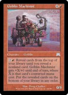 [204]【JP】【FOIL】ゴブリンの機械技師/Goblin Machinist【ONS】[U][赤]