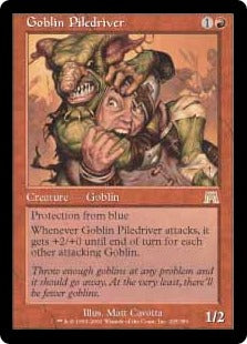[205]【JP】【FOIL】ゴブリンの群衆追い/Goblin Piledriver【ONS】[R][赤]