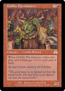 [206]【JP】ゴブリンの紅蓮術士/Goblin Pyromancer【ONS】[R][赤]