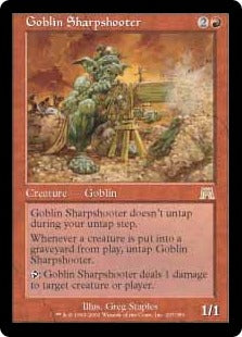 [207]【JP】【FOIL】ゴブリンの名手/Goblin Sharpshooter【ONS】[R][赤]