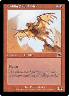 [208]【JP】【FOIL】ゴブリンの空襲部隊/Goblin Sky Raider【ONS】[C][赤]