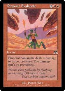 [221]【JP】【FOIL】狙いすましたなだれ/Pinpoint Avalanche【ONS】[C][赤]