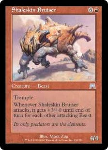 [226]【JP】【FOIL】泥岩皮の暴れ者/Shaleskin Bruiser【ONS】[U][赤]