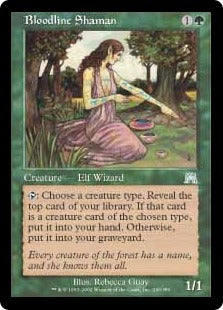 [249]【EN】【FOIL】血統のシャーマン/Bloodline Shaman【ONS】[U][緑]
