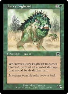 [273]【EN】【FOIL】疑い深い濃霧獣/Leery Fogbeast【ONS】[C][緑]
