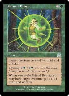[277]【JP】【FOIL】原初の支援/Primal Boost【ONS】[U][緑]