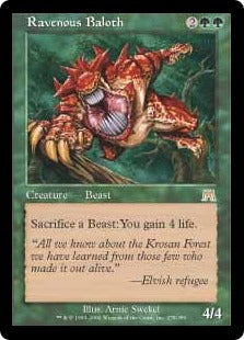 [278]【EN】【FOIL】貪欲なるベイロス/Ravenous Baloth【ONS】[R][緑]