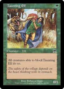 [290]【JP】【FOIL】嘲るエルフ/Taunting Elf【ONS】[C][緑]