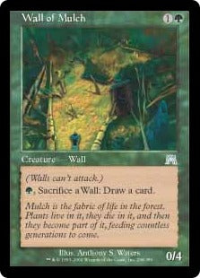 [298]【EN】【FOIL】根囲いの壁/Wall of Mulch【ONS】[U][緑]
