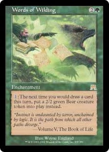 [305]【JP】【FOIL】野生の言葉/Words of Wilding【ONS】[R][緑]