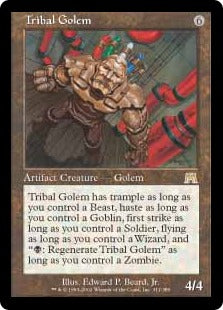 [311]【JP】【FOIL】部族のゴーレム/Tribal Golem【ONS】[R][茶]