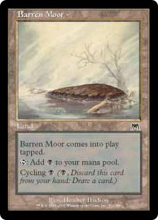 [312]【JP】【FOIL】やせた原野/Barren Moor【ONS】[C][土地]