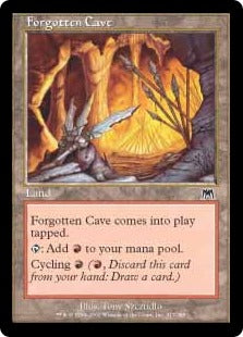 [317]【EN】【FOIL】忘れられた洞窟/Forgotten Cave【ONS】[C][土地]