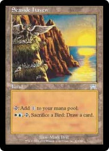 [323]【EN】【FOIL】海辺の安息所/Seaside Haven【ONS】[U][土地]